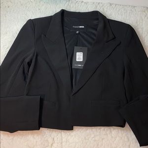 Cropped Blazer w Shoulder Pads - ADD TO BUNDLE!
